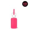 DEBBIE - TEENY BOTTLE SIP KIT 250ML (8OZ) -Drinkware Shop bkr bottle sip kit glass silicone water bottle silicone straw straw cap 8oz debbie teeny bottle sip kit 250ml 8oz pkdebtb t08pb 0 35652820959403