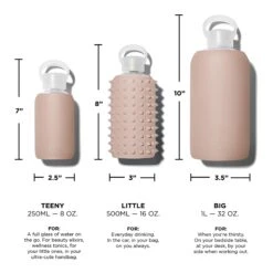 TEDDY SPIKED - LITTLE BOTTLE 500ML (16OZ) -Drinkware Shop bkr glass water bottle 16oz spiked teddy 500ml 16 oz tnnkdpk s16ht 812746022044 33549116735659
