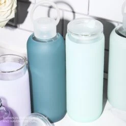 HAVEN DEMI BOTTLE 650mL (22 OZ) 7 HAVEN DEMI BOTTLE 650mL (22 OZ) -Drinkware Shop bkr glass water bottle 22oz haven demi bottle 650ml 22 oz grhavtb s22ht 810095831584 34845900734635