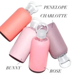 ROSE TEENY BOTTLE 250mL (8 OZ) -Drinkware Shop bkr glass water bottle 8oz rose 250ml 8 oz pkrsetb s08ht 810095831287 34119439188139