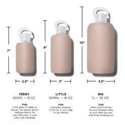 TEDDY TEENY BOTTLE 250ML (8OZ) -Drinkware Shop bkr glass water bottle 8oz teddy 250ml 8 oz tnnkdpb s08ht 812746023614 33549134495915