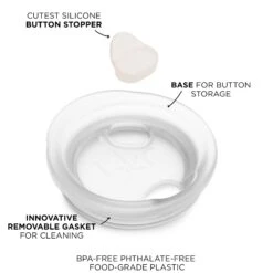 DOE DEMI CUP 500mL (16oz) -Drinkware Shop bkr insulated glass tumbler 16oz doe demi cup 500ml 16oz tndoebb l16ht 810095831737 34755404923051