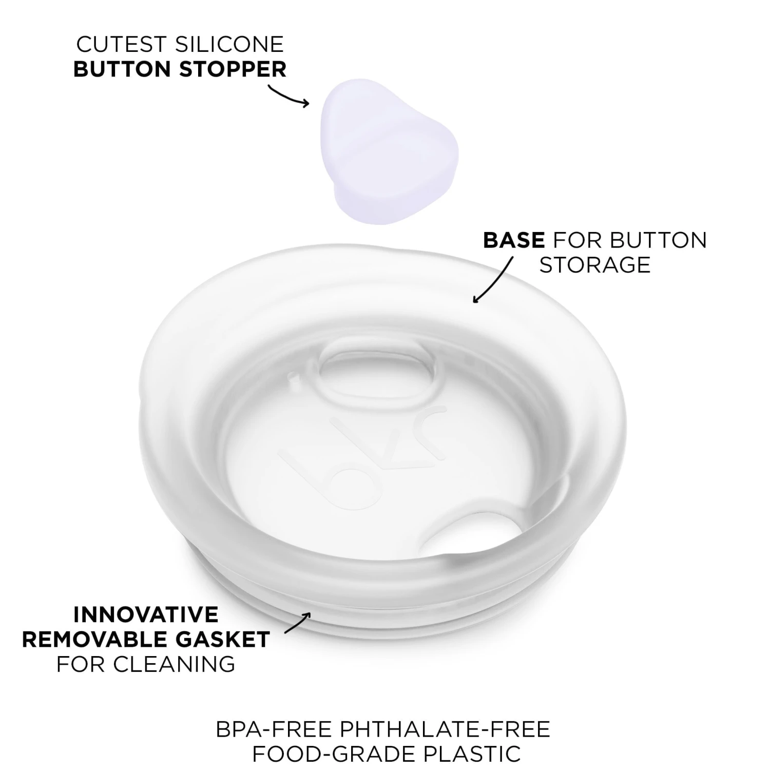 FOOF & THE COTTON CANDY - DEMI CUP SIP KIT 500ML (16oz) 7 FOOF & THE COTTON CANDY - DEMI CUP SIP KIT 500ML (16oz) - Image 5