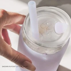 FOOF & THE COTTON CANDY - DEMI CUP SIP KIT 500ML (16oz) 21 FOOF & THE COTTON CANDY - DEMI CUP SIP KIT 500ML (16oz) -Drinkware Shop bkr insulated glass tumbler 16oz foof the cotton candy cup sip kit 500ml 16oz vtfcctb l16pb 34381076791467