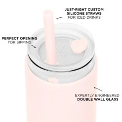 PARIS & THE COTTON CANDY - DEMI CUP SIP KIT 500ML (16oz) 17 PARIS & THE COTTON CANDY - DEMI CUP SIP KIT 500ML (16oz) -Drinkware Shop bkr insulated glass tumbler 16oz paris the cotton candy cup sip kit 500ml 16oz pkpcctb l16pb 34381112475819