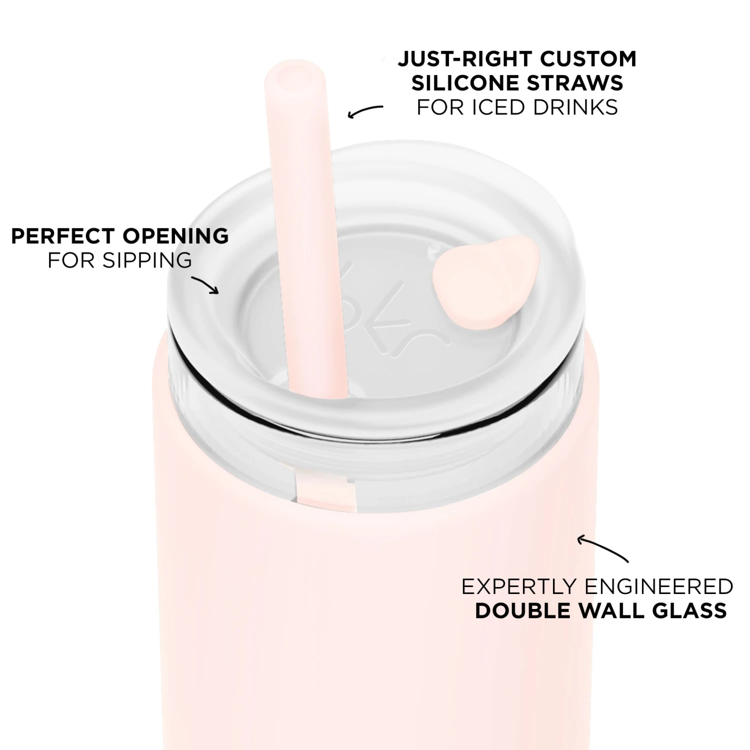 PARIS & THE COTTON CANDY - DEMI CUP SIP KIT 500ML (16oz) 6 PARIS & THE COTTON CANDY - DEMI CUP SIP KIT 500ML (16oz) - Image 4