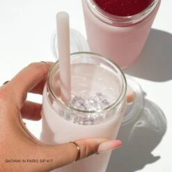 PARIS & THE COTTON CANDY - DEMI CUP SIP KIT 500ML (16oz) 21 PARIS & THE COTTON CANDY - DEMI CUP SIP KIT 500ML (16oz) -Drinkware Shop bkr insulated glass tumbler 16oz paris the cotton candy cup sip kit 500ml 16oz pkpcctb l16pb 34381112770731