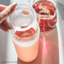 PARIS & THE COTTON CANDY - DEMI CUP SIP KIT 500ML (16oz) 22 PARIS & THE COTTON CANDY - DEMI CUP SIP KIT 500ML (16oz) -Drinkware Shop bkr insulated glass tumbler 16oz paris the cotton candy cup sip kit 500ml 16oz pkpcctb l16pb 34381112803499