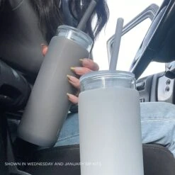WEDNESDAY DEMI CUP 500mL (16oz) 17 WEDNESDAY DEMI CUP 500mL (16oz) -Drinkware Shop bkr insulated glass tumbler 16oz wednesday cup 500ml 16oz bkwdntb l16ht 810095831430 34381278609579
