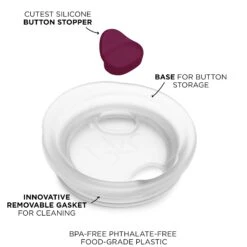 VALENTINA & A KISS ON EACH CHEEK - LITTLE CUP SIP KIT 355ML (12oz) -Drinkware Shop bkr insulated sip kit double wall glass silicone tumbler silicone straw 12oz valentina a kiss on each cheek little cup sip kit 355ml 12oz rdvkcpb l12pb 34776172396715