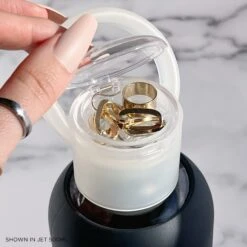 JET - BIG BOTTLE KEEP KIT 1L (32 OZ) -Drinkware Shop bkr keep kit compact glass water bottle 32oz jet keep kit 1l 32 oz bkjkkpb g32pb 34010062061739