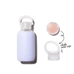 DREAM -TEENY BOTTLE KISS KIT WITH ORIGINAL BALM -Drinkware Shop bkr kiss kit lip balm glass water bottle 8oz teeny dream kiss kit original bldkotb g08pb 33549189218475
