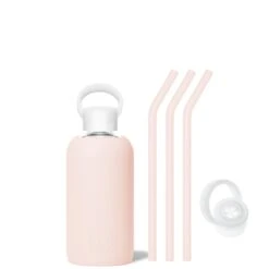 TUTU - LITTLE BOTTLE SIP KIT 500ML (16 OZ) -Drinkware Shop bkr sip kit silicone straw cap glass water bottle 16oz tutu little bottle sip kit 500ml 16 oz pktskpb t16pb 34994664341675