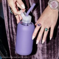 MARY & THE MARTINI & MANI - BIG BOTTLE SIP KIT 1L (32 OZ) -Drinkware Shop bkr sip kit silicone straw cap glass water bottle 32oz mary the martini mani big bottle sip kit 1l 32 oz vtmmmtb t32pb 34932943585451