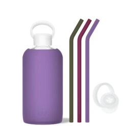 MARY & THE MARTINI & MANI - BIG BOTTLE SIP KIT 1L (32 OZ) -Drinkware Shop bkr sip kit silicone straw cap glass water bottle 32oz mary the martini mani big bottle sip kit 1l 32 oz vtmmmtb t32pb 34977243824299