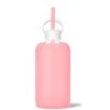 ROSE & THE CHAMPAGNE PINKS - BIG BOTTLE SIP KIT 1L (32 OZ) -Drinkware Shop bkr sip kit silicone straw cap glass water bottle 32oz rose the champagne pinks big bottle sip kit 1l 32 oz pkrcppb t32pb 35005356409003