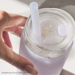 COTTON CANDY LITTLE CUP STRAWS 355mL (12oz) SET OF THREE -Drinkware Shop bkr water bottle accessory cotton candy cup straws 355ml 12oz set of three mxccstb n12rt 810095831485 34380782207147