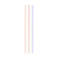 COTTON CANDY DEMI CUP STRAWS 500mL (16oz) SET OF THREE