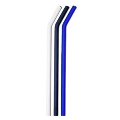 CUTE BUOY BLUES BIG BOTTLE STRAWS 1L (32 OZ) SET OF THREE