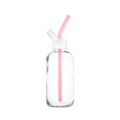 FAIRYTALE PINKS LITTLE BOTTLE STRAWS 500ML (16 OZ) SET OF THREE 10 FAIRYTALE PINKS LITTLE BOTTLE STRAWS 500ML (16 OZ) SET OF THREE -Drinkware Shop bkr water bottle accessory kit fairytale pinks straws 500ml 16 oz set of three mxftpab n53rt 812746029791 33549552058539