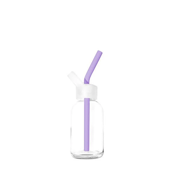 LILA TEENY BOTTLE STRAWS 250ML (8OZ) SET OF THREE 4 LILA TEENY BOTTLE STRAWS 250ML (8OZ) SET OF THREE - Image 2