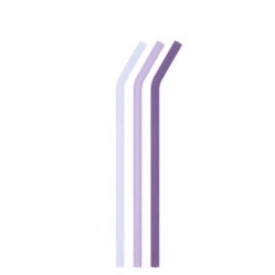 SOCIALITE VIOLETS BIG BOTTLE STRAWS 1L (32 OZ) SET OF THREE
