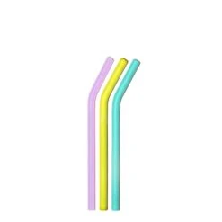 SUMMER PARTY LITTLE BOTTLE STRAWS 500ML (16OZ) SET OF THREE